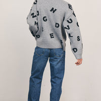 Alphabet Jacquard Sweater