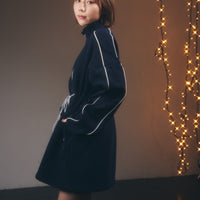 2way Fluffy Track Dress