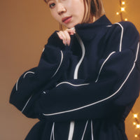 2way Fluffy Track Dress