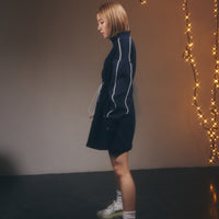 2way Fluffy Track Dress