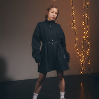 2way Fluffy Track Dress