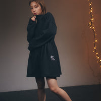 2way Fluffy Track Dress