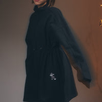 2way Fluffy Track Dress