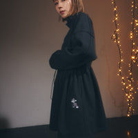 2way Fluffy Track Dress