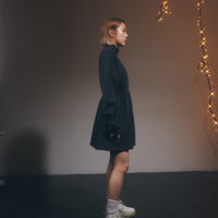 2way Fluffy Track Dress