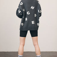 Alphabet Jacquard Sweater