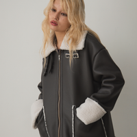 Fake mouton jacket