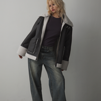 Fake mouton jacket