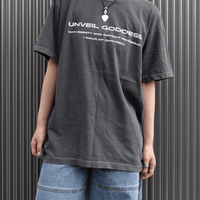 UNVEIL GODDESS ピグメントダイTシャツ