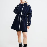 2way Fluffy Track Dress