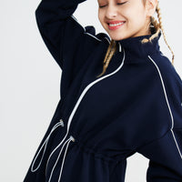 2way Fluffy Track Dress