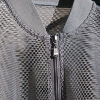 Cropped Mesh Blouson