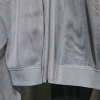 Cropped Mesh Blouson