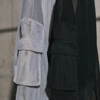 Cropped Mesh Blouson