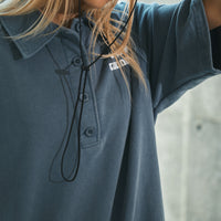 【Unisex】Vintage Like Polo Sweat