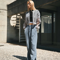 Cropped Mesh Blouson