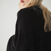 Oversize crew neck knit