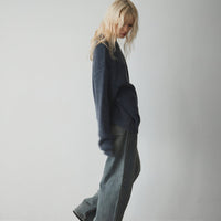 Oversize crew neck knit
