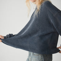Oversize crew neck knit