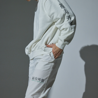 Logo straight pants