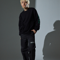 Logo straight pants
