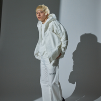 Logo straight pants