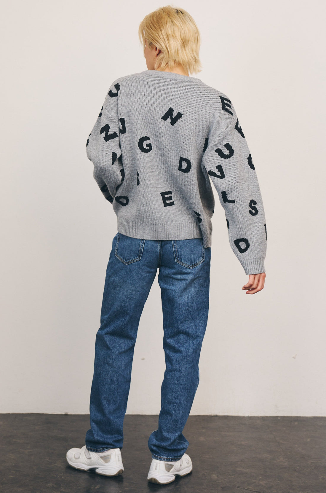 Alphabet Jacquard Sweater
