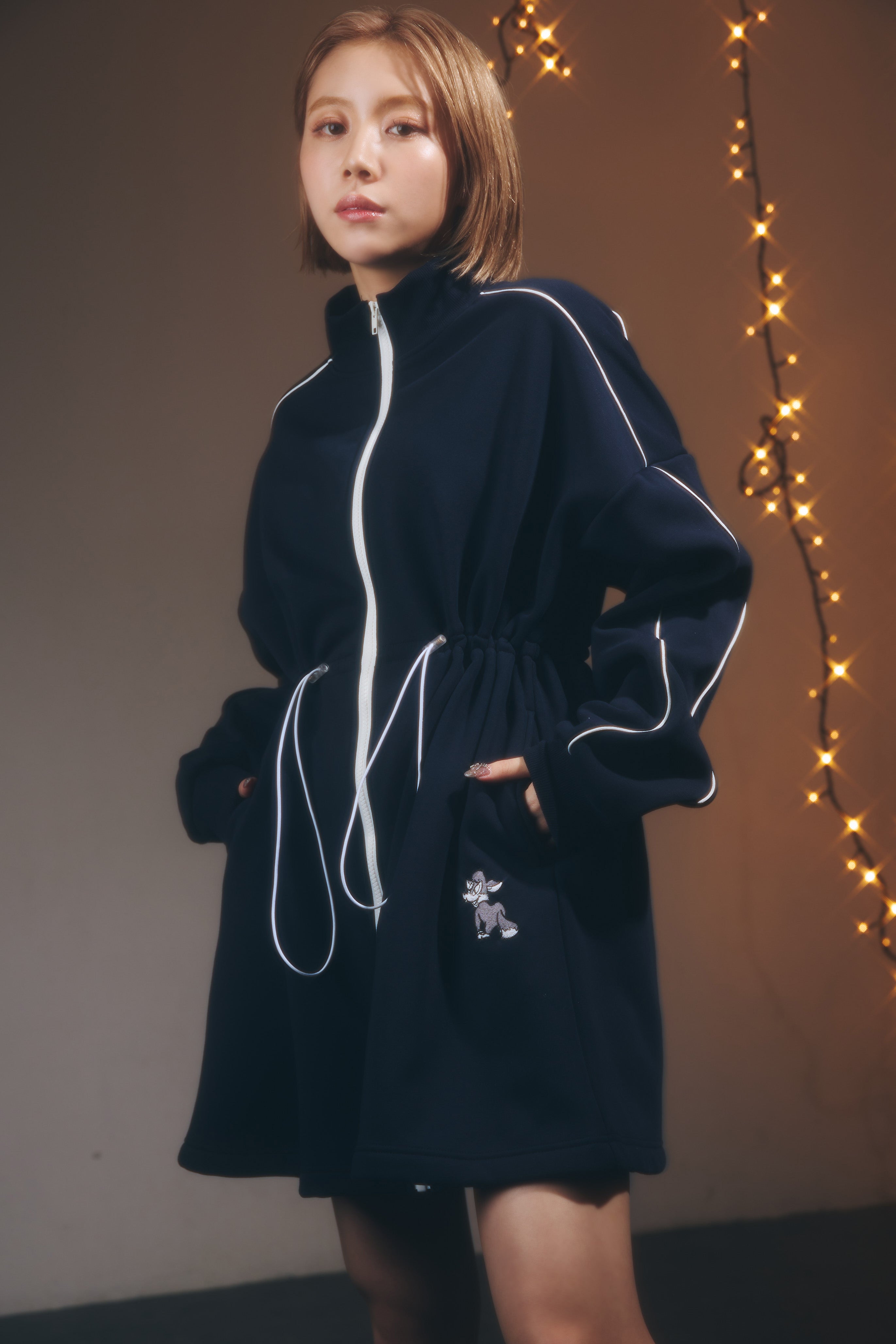 2way Fluffy Track Dress – 福寿外貌