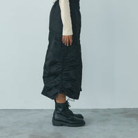 Nylon cargo skirt