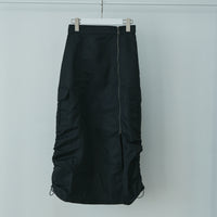 Nylon cargo skirt