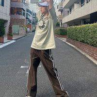 【Unisex】Multi Function Side Line Pants