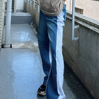 Denim Combi Sweat Pants